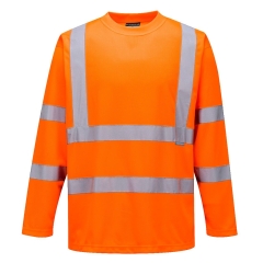 T-shirt manches longues haute visibilité classe 3 Orange – Portwest S178