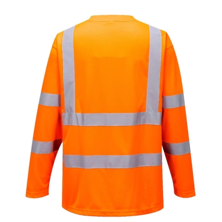 T-shirt manches longues haute visibilité classe 3 Orange – Portwest S178