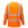 T-shirt manches longues haute visibilité classe 3 Orange – Portwest S178