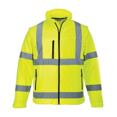 Blouson softshell haute visibilité 3 couches classe 3 Jaune – Portwest S428