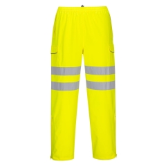 Pantalon imperméable haute visibilité coupe-vent classe 2 Jaune – Portwest S597