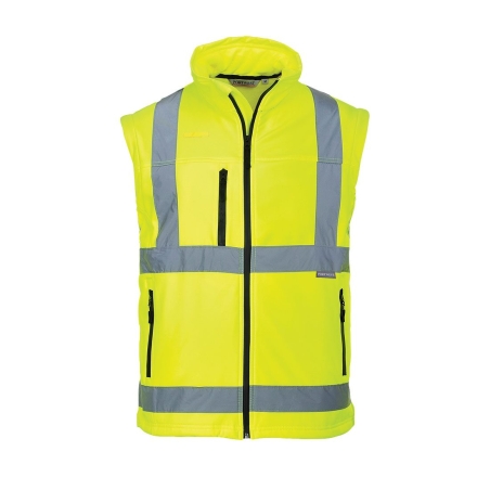Blouson softshell haute visibilité 3 couches classe 3 Jaune – Portwest S428
