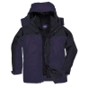 Parka 3 en 1 imperméable respirante avec polaire amovible Marine – Portwest S532