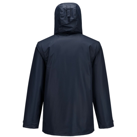 Parka respirante 3-en-1 avec polaire amovible et capuche Marine – Portwest S507