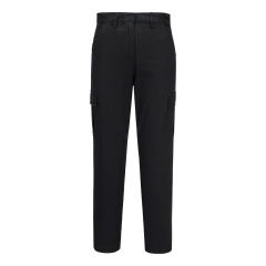 Pantalon cargo slim stretch femme multipoches Noir – Portwest S233