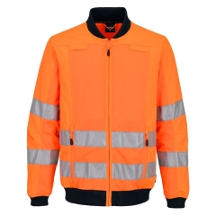 Veste de travail haute visibilité classe 2 et 3 Orange/marine – Portwest T164