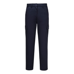 Pantalon cargo slim stretch femme multipoches Marine – Portwest S233