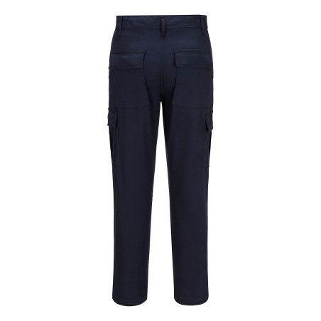 Pantalon cargo slim stretch femme multipoches Marine – Portwest S233