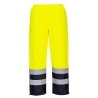 Pantalon d'hiver haute visibilité classe 2 coupe-vent imperméable Jaune/marine – Portwest S598