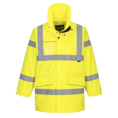 Parka haute visibilité imperméable classe 3 multipoches Jaune – Portwest S590