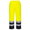 Pantalon d'hiver haute visibilité classe 2 coupe-vent imperméable Jaune/marine – Portwest S598