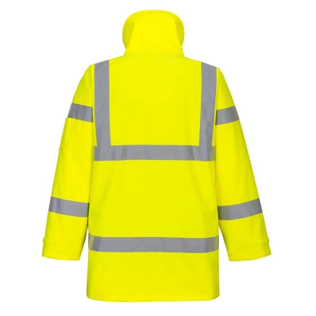 Parka haute visibilité imperméable classe 3 multipoches Jaune – Portwest S590
