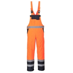Cotte bicolore matelassée haute visibilité classe 2 Orange – Portwest S489