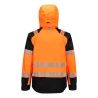 Veste de pluie haute visibilité PW3 à enfiler 3 couches Orange/noir – Portwest T161