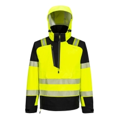 Veste de pluie haute visibilité PW3 à enfiler 3 couches Jaune/noir – Portwest T161