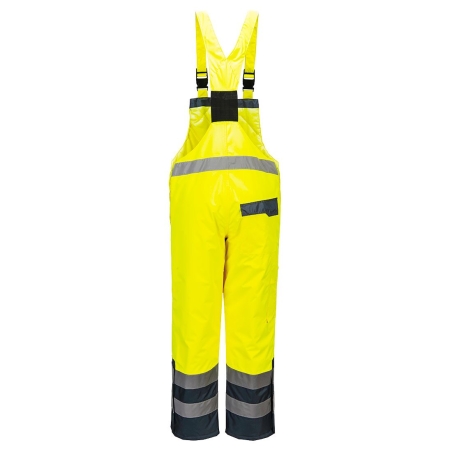 Cotte bicolore matelassée haute visibilité classe 2 Jaune – Portwest S489