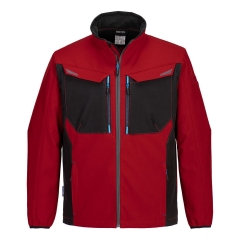 Veste softshell 3 couches coupe-vent imperméable respirante Rouge foncé – Portwest T750