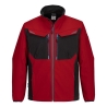 Veste softshell 3 couches coupe-vent imperméable respirante Rouge foncé – Portwest T750