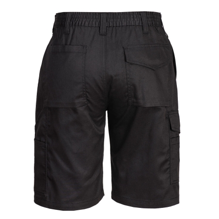 Bermuda de travail combat femme ceinture semi-élastiquée Noir – Portwest S797