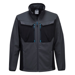 Veste softshell 3 couches coupe-vent imperméable respirante Gris métal – Portwest T750