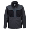 Veste softshell 3 couches coupe-vent imperméable respirante Gris métal – Portwest T750