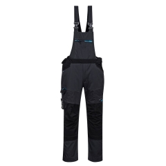 Cotte à bretelles poly-coton multipoches WX3 Gris métal – Portwest T704