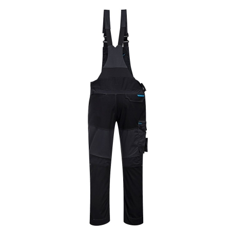 Cotte à bretelles poly-coton multipoches WX3 Gris métal – Portwest T704