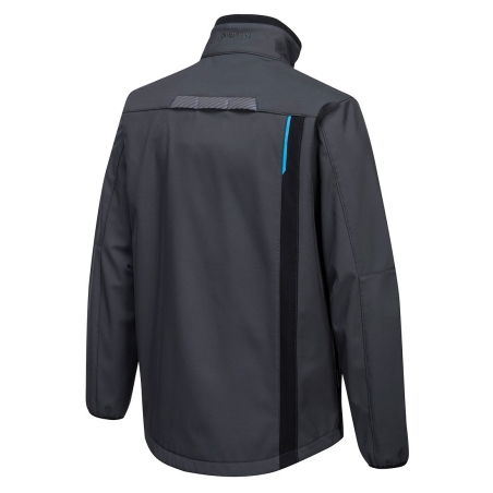 Veste softshell 3 couches coupe-vent imperméable respirante Gris métal – Portwest T750
