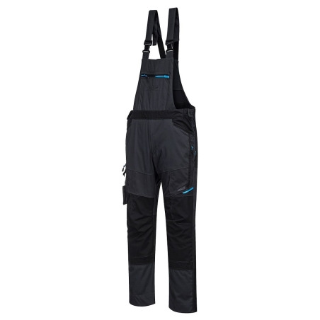 Cotte à bretelles poly-coton multipoches WX3 Gris métal – Portwest T704