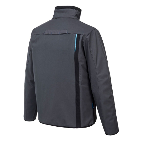 Veste softshell 3 couches coupe-vent imperméable respirante Gris métal – Portwest T750