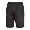 Bermuda de travail multipoches ceinture élastiquée Noir – Portwest S889