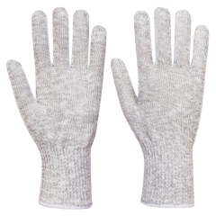 Gant de cuisine anti-coupure niveau F contact alimentaire Gris – Portwest A657, vendu à l'unité (1 gant)
