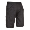 Bermuda de travail multipoches ceinture élastiquée Noir – Portwest S889