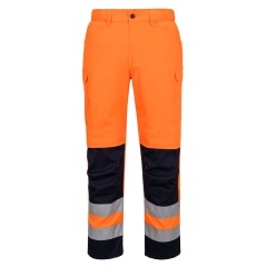 Veste haute visibilité classe 2 bandes réfléchissantes Orange/marine – Portwest T143
