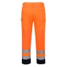 Veste haute visibilité classe 2 bandes réfléchissantes Orange/marine – Portwest T143
