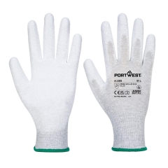 Gant de protection antistatique résistant aux coupures Gris – Portwest AB199