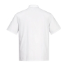 Veste de cuisine col mandarin légère et résistante Blanc – Portwest C733