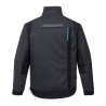 Veste de travail toile poly-coton extensible multipoches Gris métal – Portwest T703