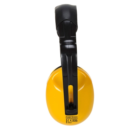 Casque anti-bruit réglable protection auditive SNR 27 dB Jaune – Portwest PW48