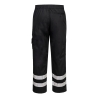 Pantalon de travail haute visibilité bandes rétroréfléchissantes Noir – Portwest S917