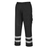 Pantalon de travail haute visibilité bandes rétroréfléchissantes Noir – Portwest S917