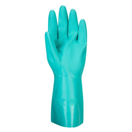 Gant nitrile résistant aux produits chimiques Nitrosafe Vert – Portwest A810