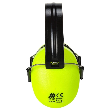 Casque antibruit ultra-léger SNR 30 dB port prolongé Jaune – Portwest PW41
