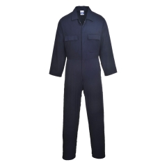 Combinaison de travail coton multipoches élastiquée Marine – Portwest S998