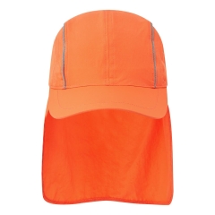 Casquette de protection solaire respirante avec pare-nuque Orange – Portwest HA22