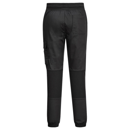 Jogging de cuisine stretch avec renforts aux genoux Noir – Portwest C074