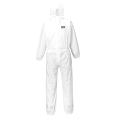 Combinaison de protection SMS Type 5/6 jetable Blanc – Portwest ST30, paquet de 50