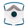 Masque FFP2 à valve haute performance Blanc – Portwest P211, boîte de 10 masques