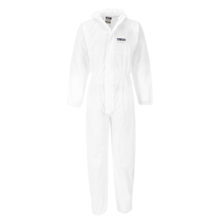 Combinaison de protection SMS Type 5/6 jetable Blanc – Portwest ST30, paquet de 50
