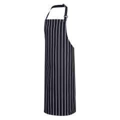 Tablier à bavette boucher coton sans poche Marine/blanc – Portwest S839